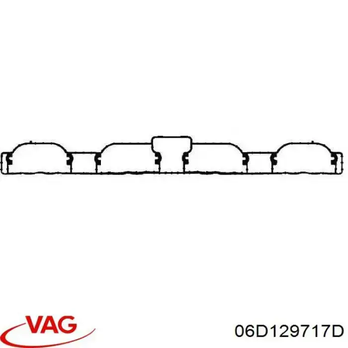 Прокладка впускного коллектора 06D129717D VAG