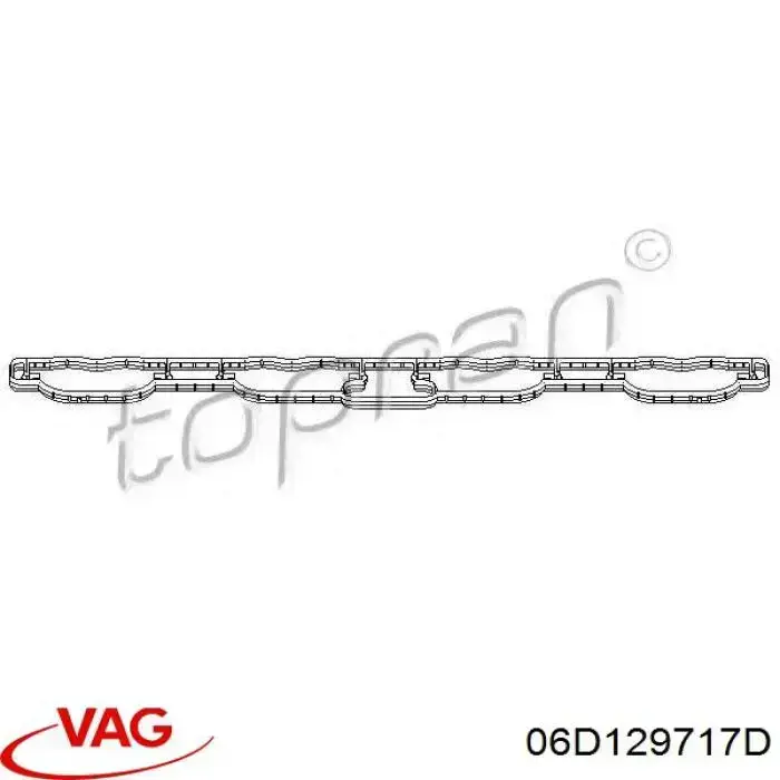 Прокладка коллектора впуск VAG 06D129717C
