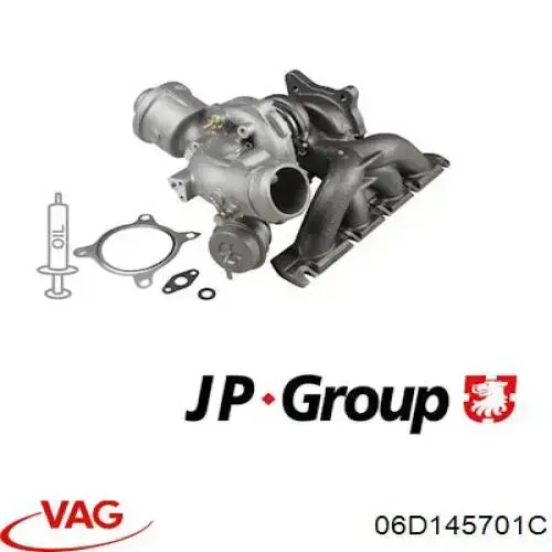 Турбонагнетатель VAG 06D145701C цена, от 356.02 USD