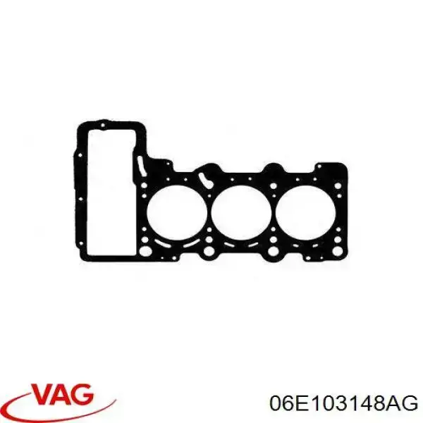 06E103148AG VAG прокладка головки блока цилиндров (гбц правая)