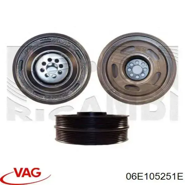 Шкив коленвала (демпфер) Kamoka RW005 цена, от 103.86 USD