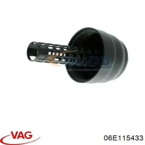 06E115433 VAG крышка масляного фильтра