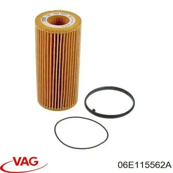 Filtro de óleo 06E115562A VAG