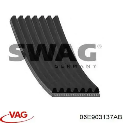 Correia dos conjuntos de transmissão VAG 06E903137AB