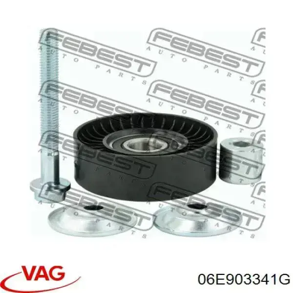 06E903341G VAG Ролик приводного ремня, паразитный