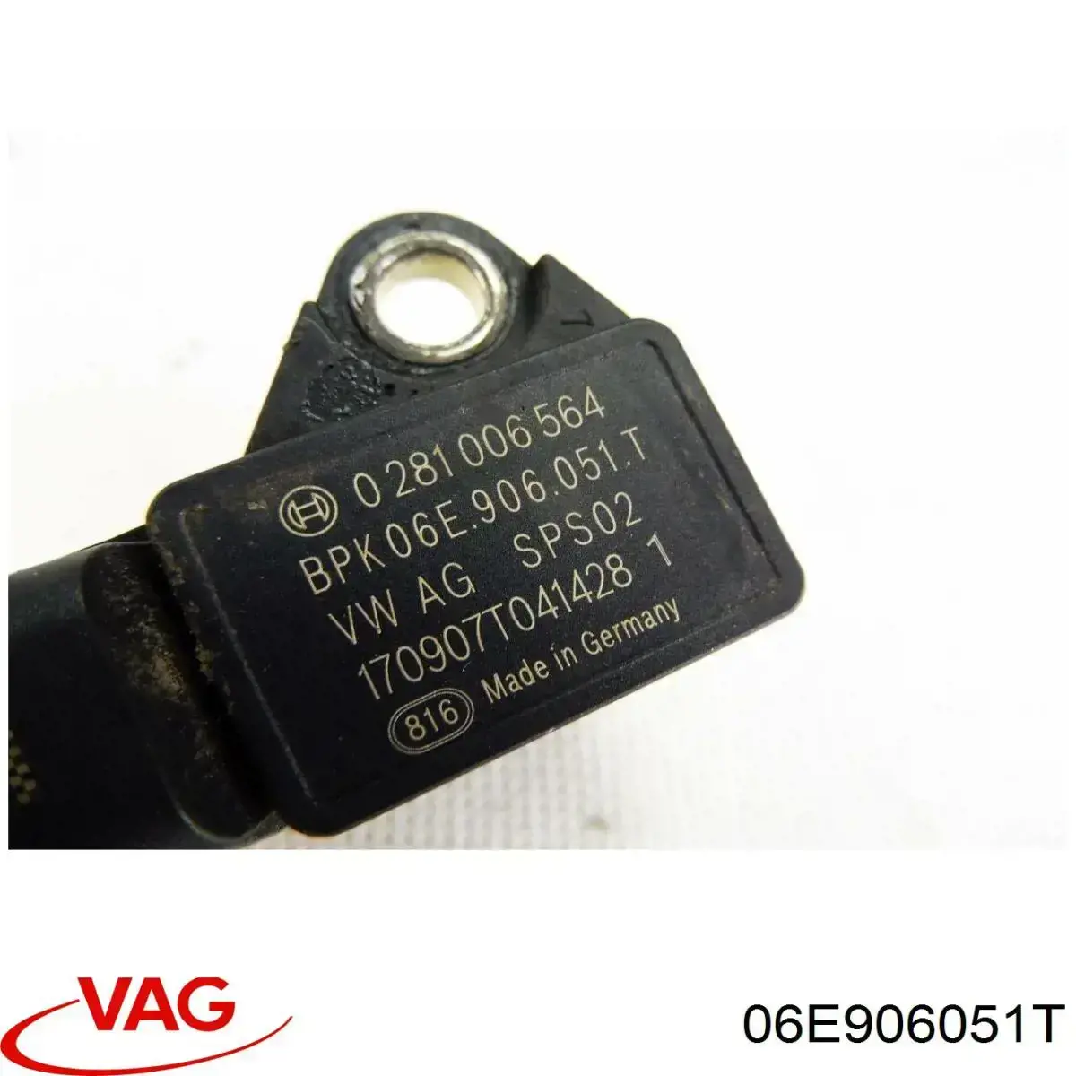 Купить 06E906051T VAG Датчик нагнетания воздуха в турбину