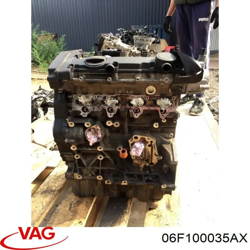 Купить 06F100035AX VAG Двигатель голый