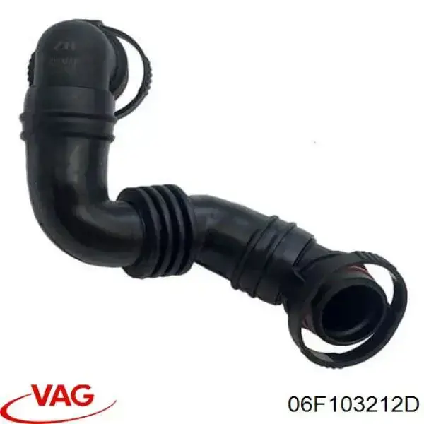 06F103212D VAG патрубок вентиляции картера (маслоотделителя)