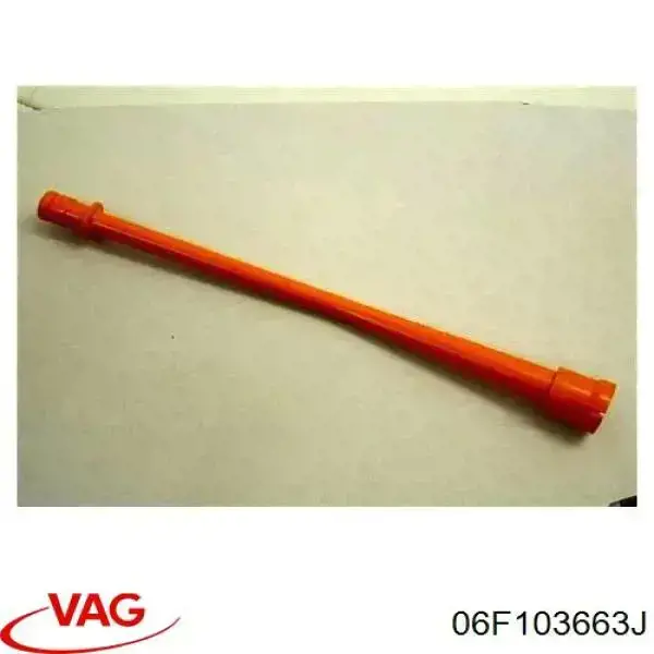 06F103663J VAG Embudo, varilla del aceite, motor original y equivalente