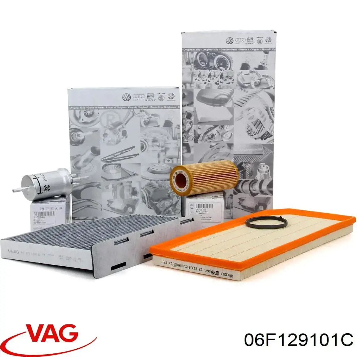 Клапан вентиляции картерных газов VAG 06F129101C
