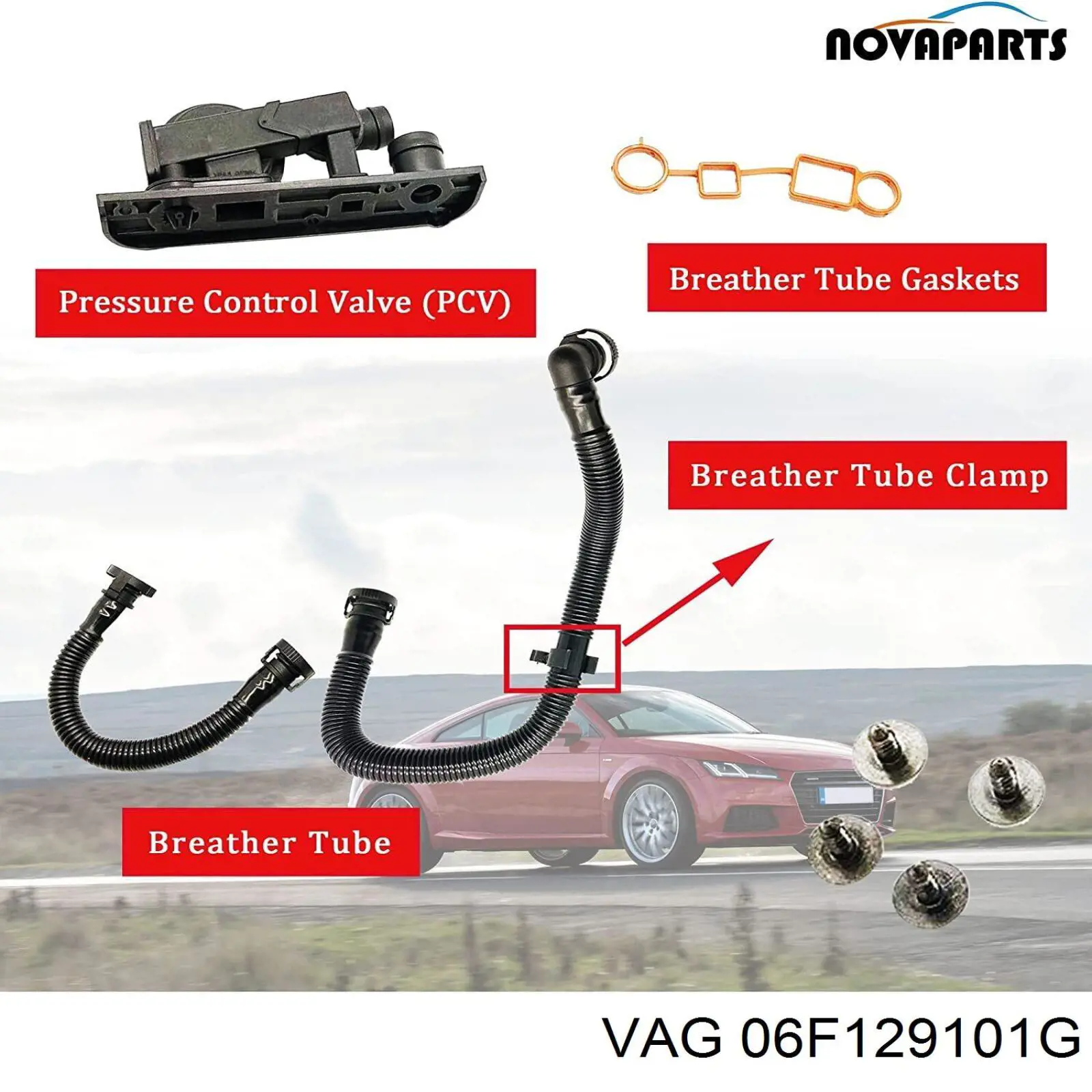 Купить 06F129101G VAG Клапан PCV