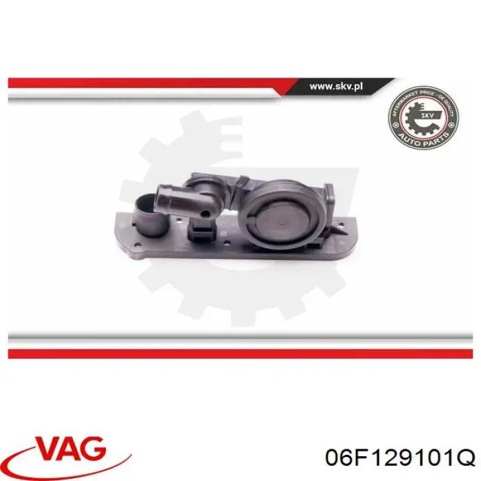 06F129101Q VAG válvula pcv de ventilação dos gases de cárter