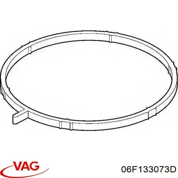 Прокладка дроссельной заслонки 6F133073D VAG