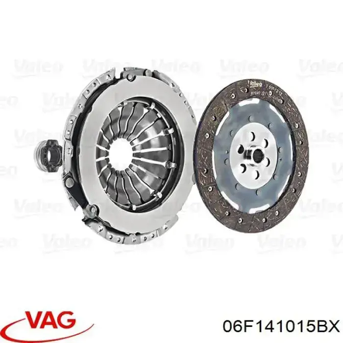 Купить 06F141015BX VAG Комплект сцепления (диск, корзина, подшипник)