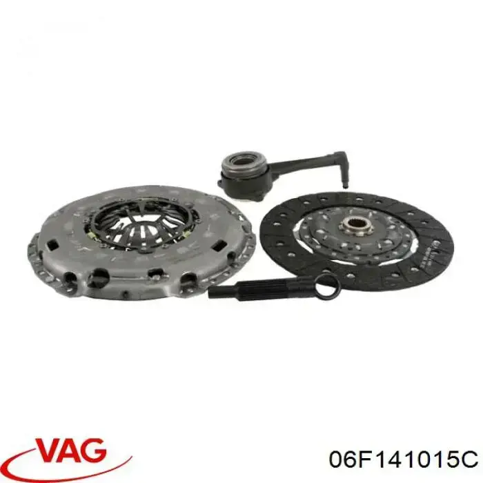 Купить 06F141015C VAG Комплект сцепления (диск, корзина, подшипник)