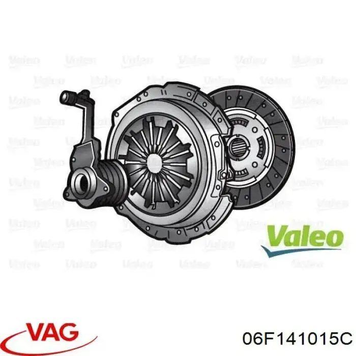 Комплект сцепления (3 части) VAG 06F141015C цена, от 240.13 USD