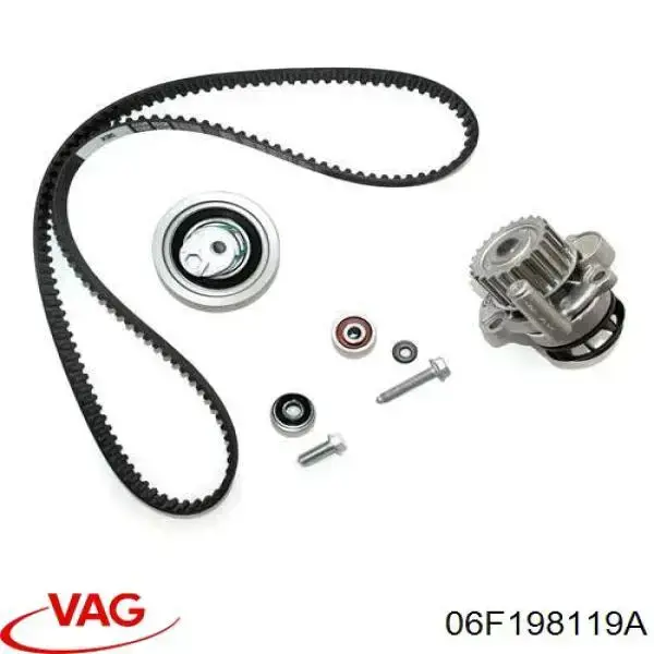 ГРМ ремни, комплект VAG 06F198119A цена, от 249.55 USD