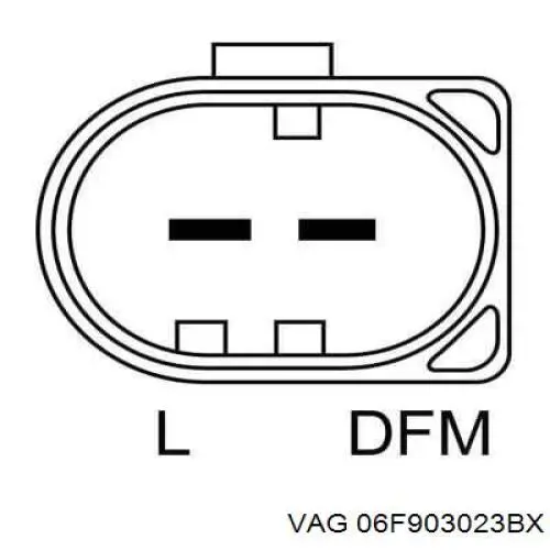 Автомобильный генератор VAG 06F903023BX цена, от 139.94 USD