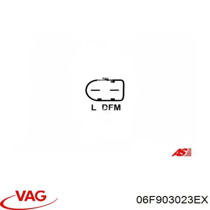 Автомобильный генератор VAG 06F903023EX цена, от 161.94 USD