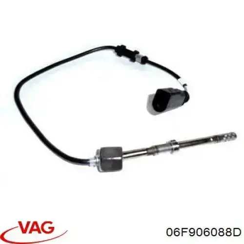 06F906088D VAG sensor de temperatura dos gases de escape (ge, depois de filtro de partículas diesel)