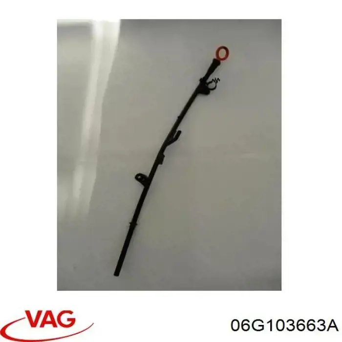 Купить 06G103663A VAG Направляющая индикатора уровня масла в двигателе