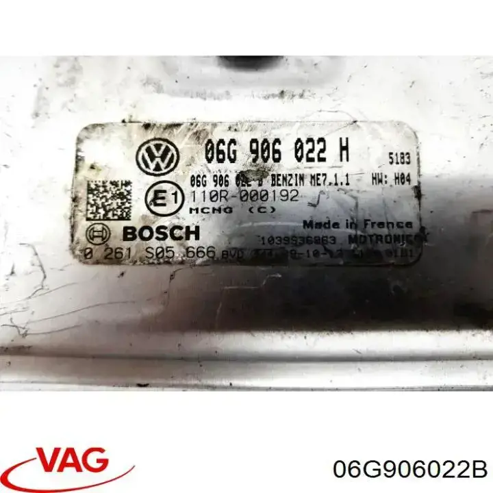 06G906022B VAG Мозги двигателя