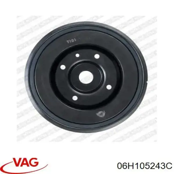 Купить 06H105243C VAG Шкив-демпфер коленвала