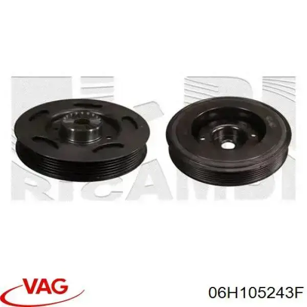 Шкив коленвала (демпфер) VAG 06H105243F цена, от 20.27 USD