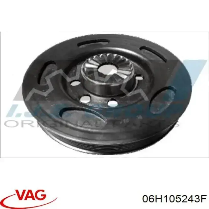 Купить 06H105243F VAG Шкив-демпфер коленвала
