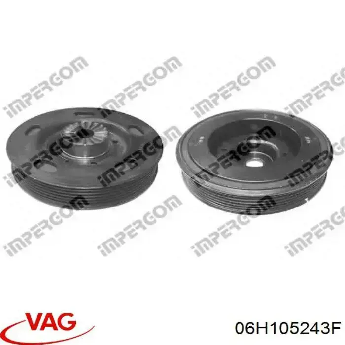 Шкив коленвала 06H105243F VAG