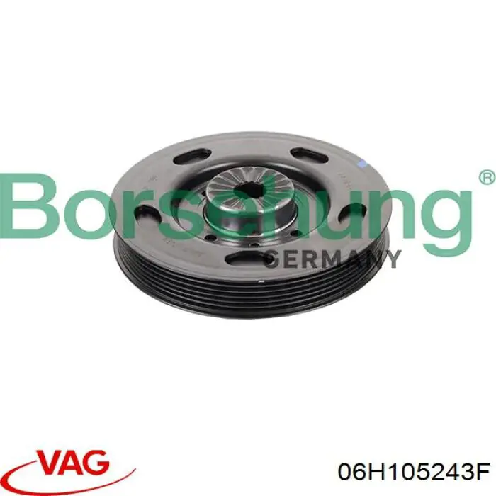 Демпфер коленвала VAG 06H105243F