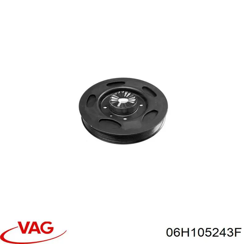Шкив коленвала (демпфер) VAG 06H105243F цена, от 20.27 USD