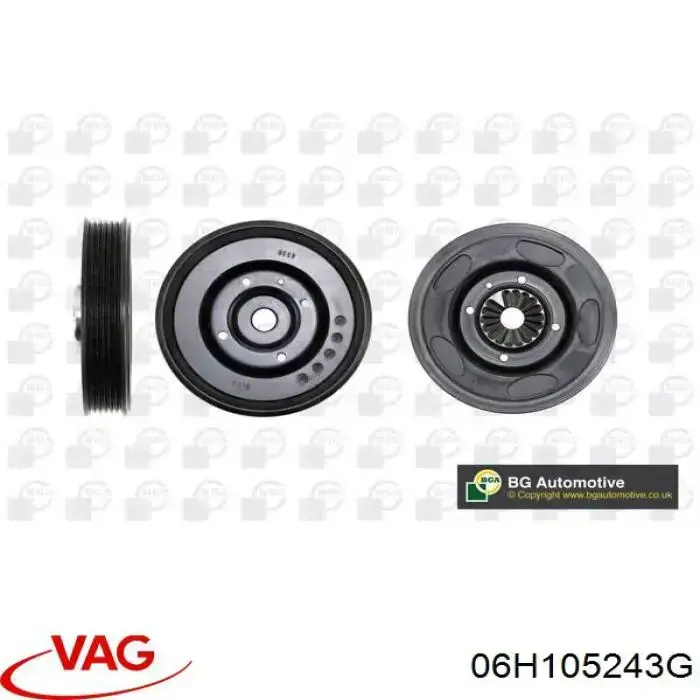 Шкив коленвала 06H105243G VAG