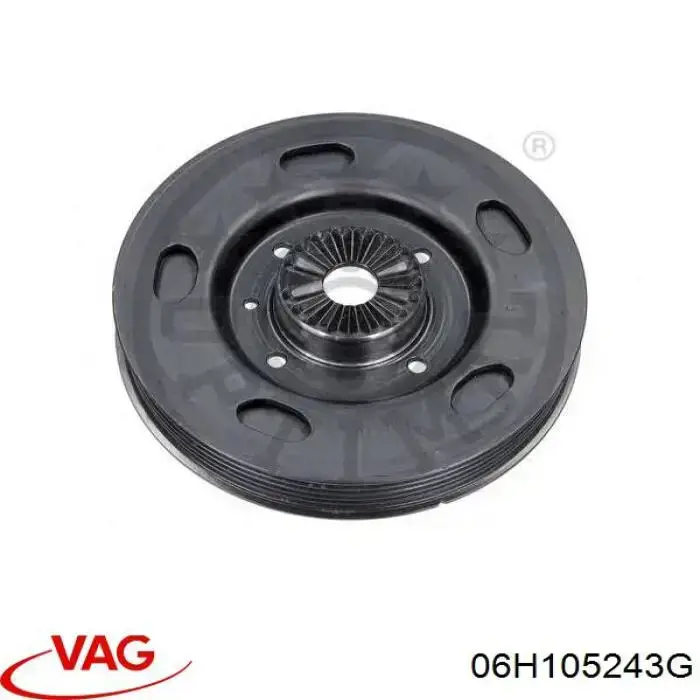 Купить 06H105243G VAG Шкив-демпфер коленвала