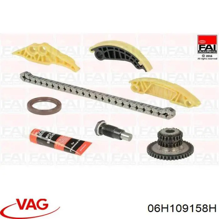Цепь ГРМ балансировочного вала VAG 06H109158H цена, от 79.29 USD