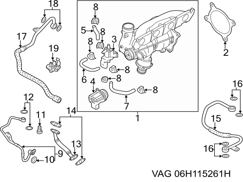  VAG 06H115261H цена, от 6.33 USD