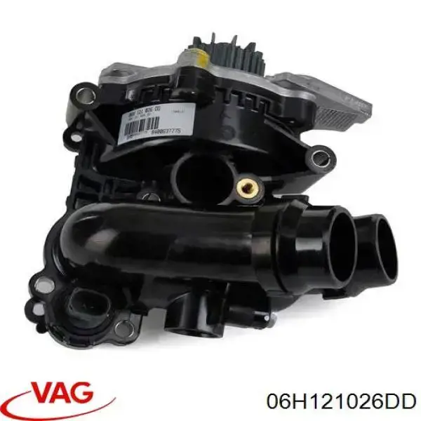 Купить 06H121026DD VAG Помпа водяная (насос) охлаждения, в сборе с корпусом