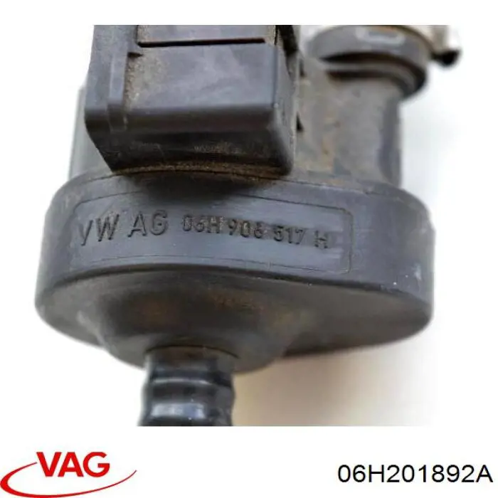 Шланг (патрубок) вакуумного насоса VAG 06H201892A цена, от 4.80 USD