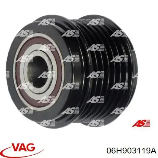 Купить 06H903119A VAG Шкив ремня генератора
