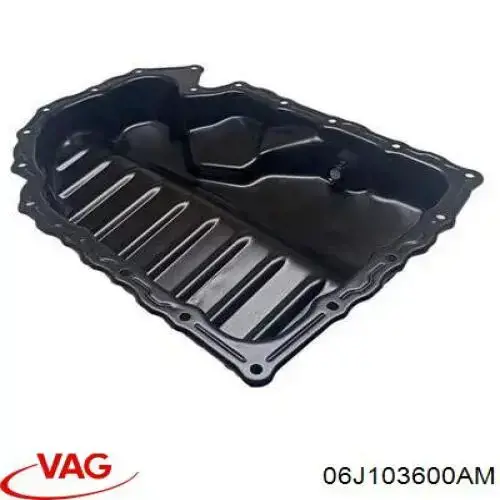 Поддон масляный картера двигателя, нижняя часть 06J103600AM VAG