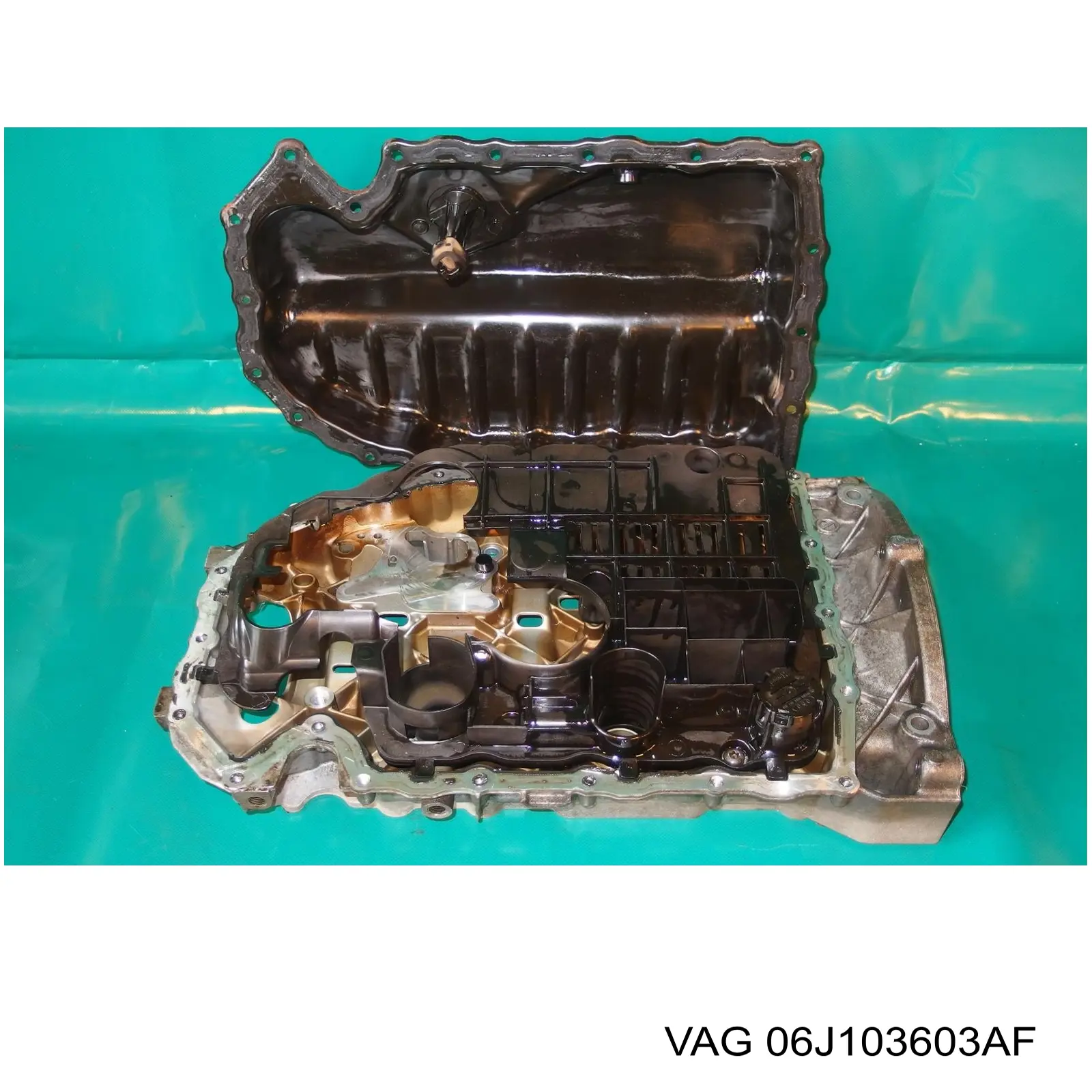 Panela de óleo de cárter do motor, parte superior para Audi Q3 (8UB)