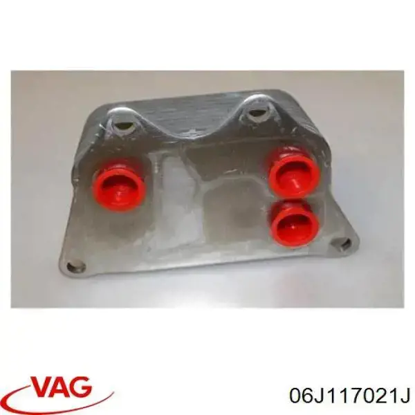 Радиатор масляный (холодильник), под фильтром VAG 06J117021J цена, от 7.24 USD