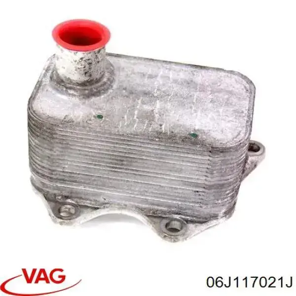 Радиатор масляный (холодильник), под фильтром 06J117021J VAG