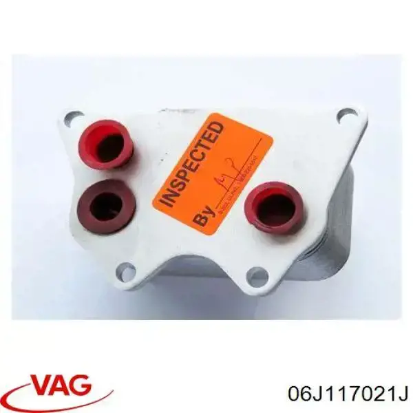 Купить 06J117021J VAG Радиатор масляный (холодильник), под фильтром