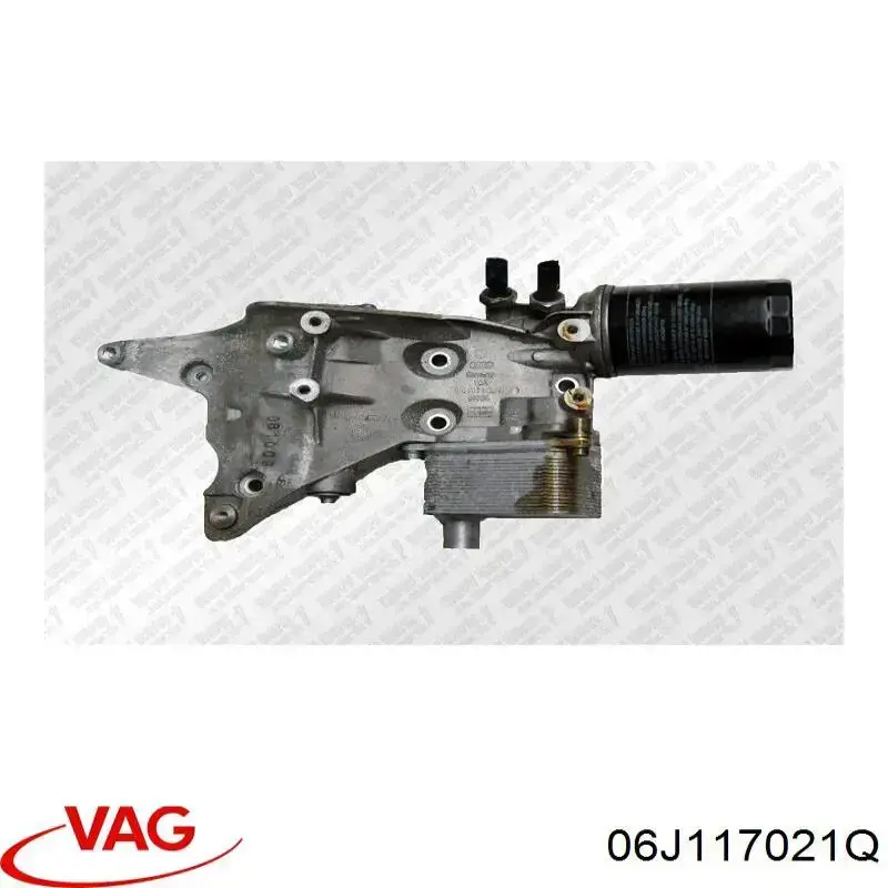 06J117021Q VAG Радиатор масляный (холодильник) под фильтром