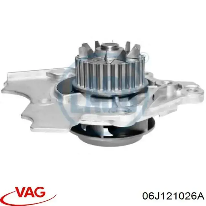 Купить 06J121026A VAG Помпа водяная (насос) охлаждения, в сборе с корпусом