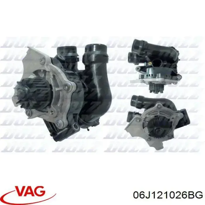 Помпа водяная, корпус VAG 06J121026BG