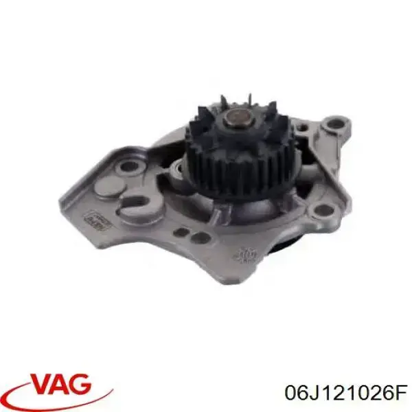 Купить 06J121026F VAG Помпа водяная (насос) охлаждения, в сборе с корпусом