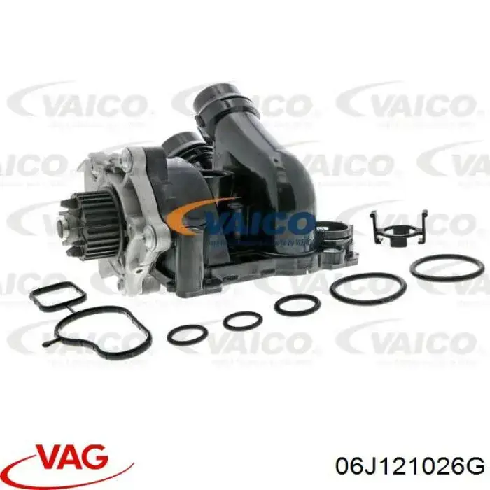 Помпа водяная (насос) охлаждения, в сборе с корпусом 06J121026G VAG