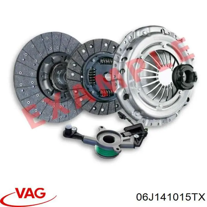 06J141015TX VAG kit de embraiagem (3 peças)